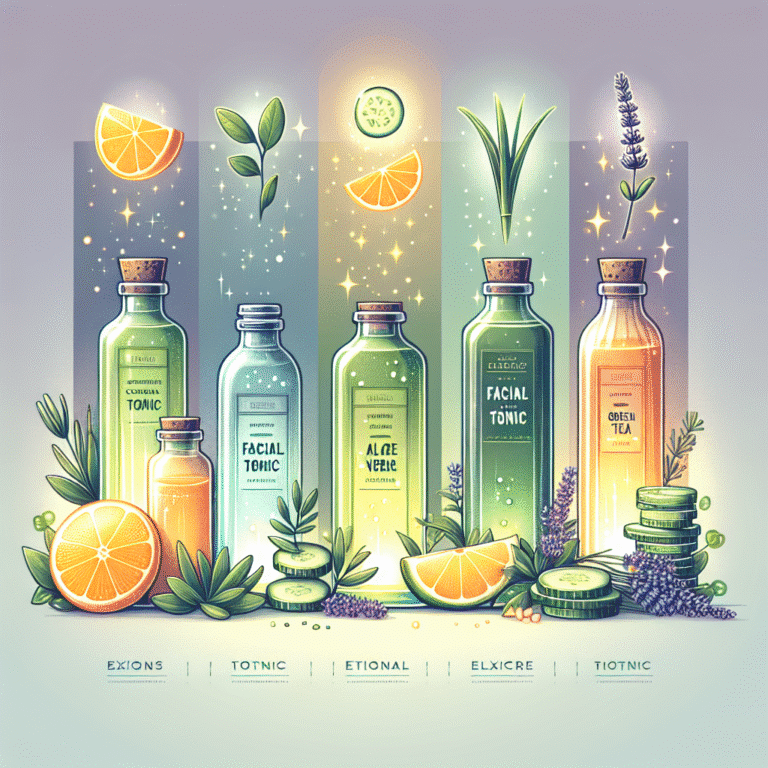 tónicos faciales naturales: elixir para una piel fresca y revitalizada