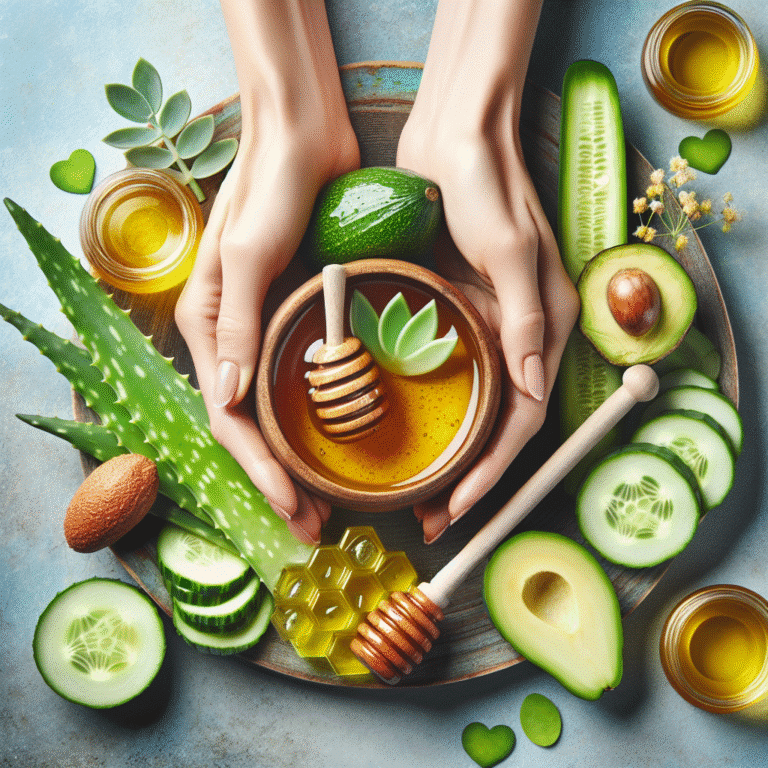 cómo hidratar la piel seca naturalmente con ingredientes caseros